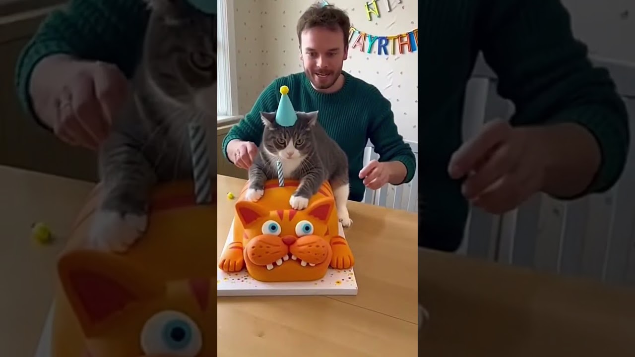 🤣he Cuts an Animal Cake 🍰— and the Real Animal Freaks Out! |  Real Animal Freaks Out! 🎬