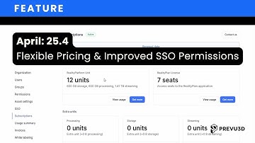 Enterprise Scale – Pricing & SSO Permissions | Prevu3D
