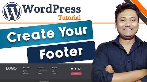 How To Create Footer In WordPress Website | How To Build a Footer In WordPress | WordPress Tutorial