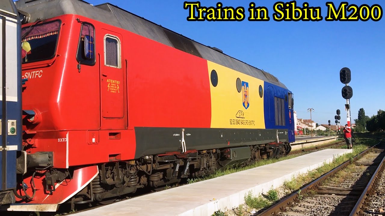 [HD] Trenuri de călători/Passenger trains in Sibiu on (August 2nd, 2020)