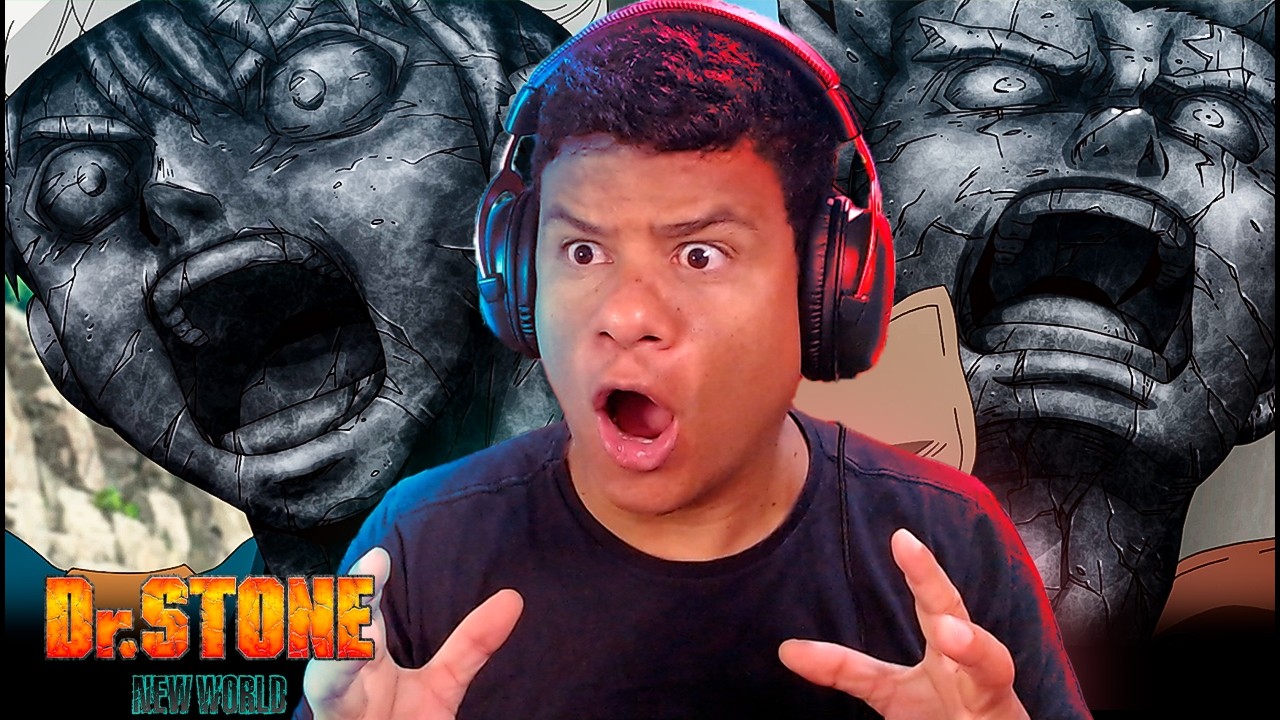 ELES VIRARAM PEDRA DE NOVO? | Dr. Stone - New Wolrd Episodio 07 | React do anime!