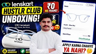 🔥 Lenskart Free Frame + 50% Lens Discount? 😳 | Hustlr Club Review