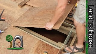 In this video I work to get the floor of the workshop complete. I am using sheets of plywood that are 9x3ish feet so I have to make a ...