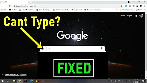 Solved - Not able to type in the Chrome browser(2021)