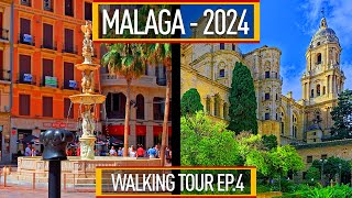 MALAGA City Tour 2024 | from Pl  de la Constitución to Santa Iglesia Catedral   | Malaga Walk 2024