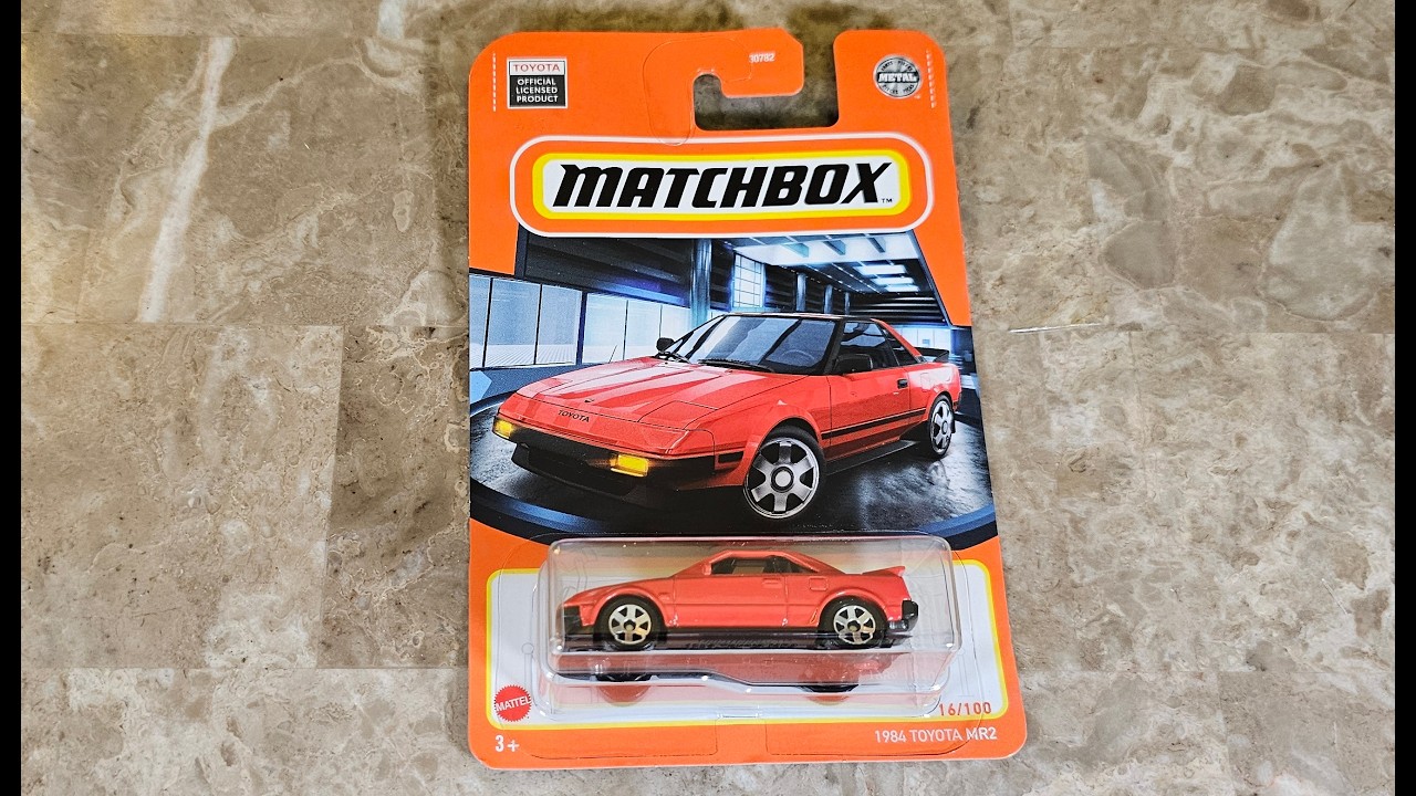 Matchbox 2022 - 1984 Toyota MR2 [red] Unboxing and Review - YouTube