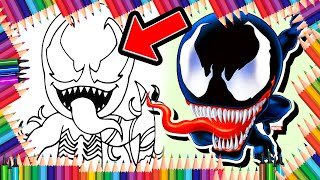 From Menace to Cute! Baby Venom Coloring Page Surprise!