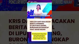 KRISDAYANTI CANTIK ELEGAN MEMBAKAN BERITA KRIMINAL