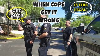 Cop Threatens Arrest For Illegal Trespass