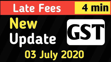 GST Latest updates on Extended due dates for GSTR3B Late Fees Waiver