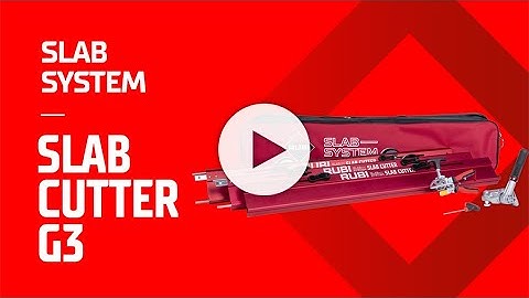 Corta CUALQUIER Formato con la SLAB CUTTER G3 de RUBI