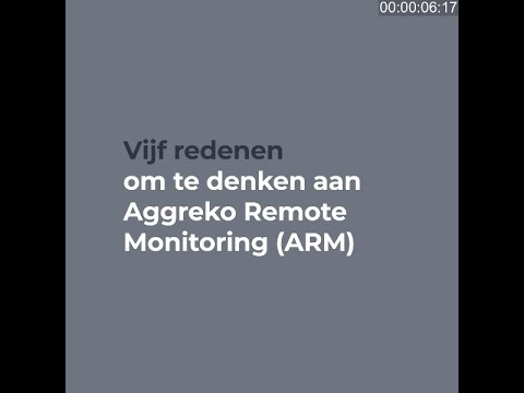 Vijf redenen om te denken aan Aggreko Remote Monitoring (ARM)