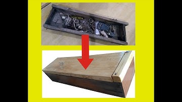 RESTORATION WOODEN TOOL BOX