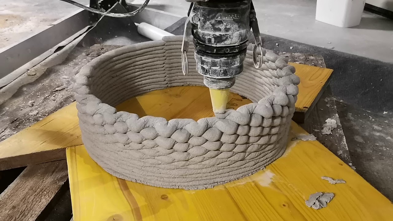 3d printing with concrete extruder - MaxresDefault