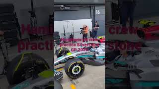 Mercedes F1 pit crew practice Silverstone GP 2022 #shorts