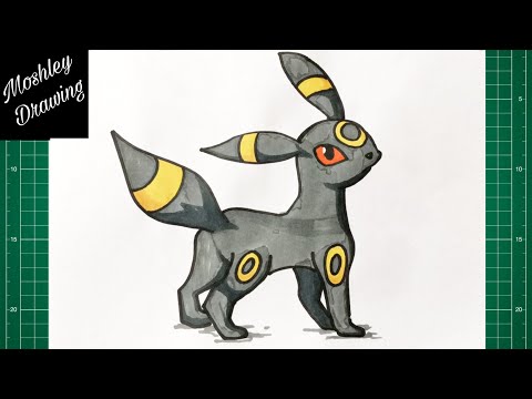 How to Draw Umbreon  Pokemon