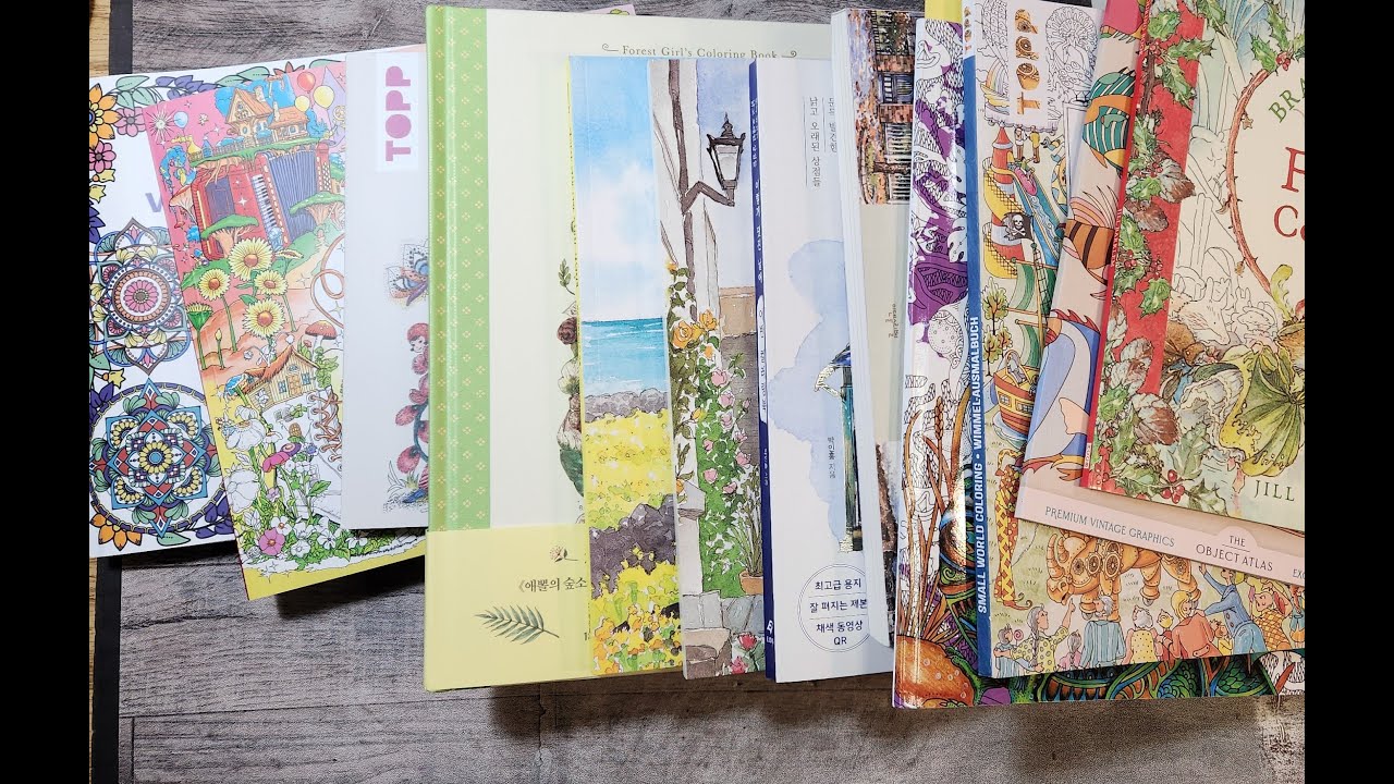 Coloring Book Haul! A Relatively Large one..