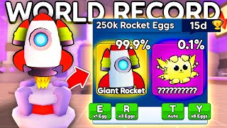 I Opened NEW WORLD RECORD Number of INSANE Pet Eggs in Arm Wrestling Simulator!