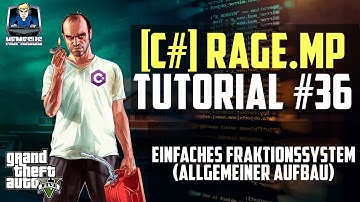 RageMP Scripting Tutorial #36 - Einfaches Fraktionssystem #1 (Allgemeiner Aufbau) [C#] [Deutsch]