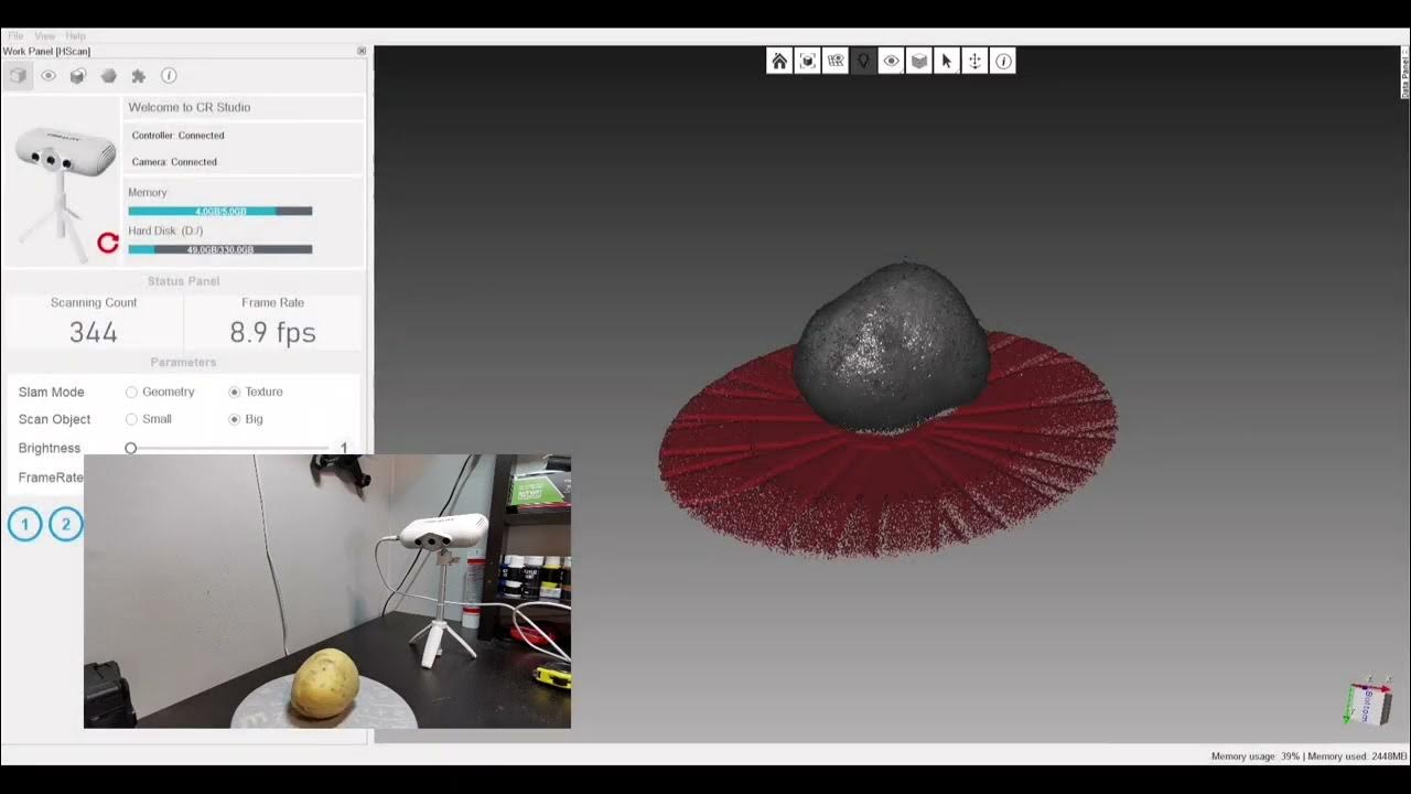 De nieuwe creality 3d scanner CR Scan Lizard CrealityAchieveDream10feb