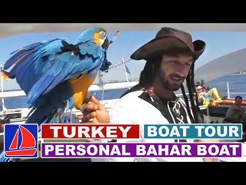 Турция Аланья / Экскурсии на кораблях / Персонал яхты работает / BAHAR BOAT