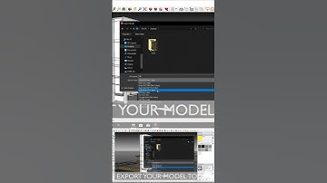 Export SketchUp model to Lumion #sketchup #tutorial #3dmodeling