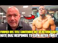 BREAKING: Former UFC title contender out of return bout, Nate Diaz corrects ESPN after McGregor post