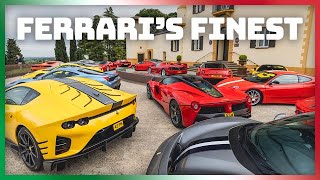 The CRAZIEST collection of limited edition Ferraris in Italy! 812 Competizione, LaFerrari, F50, Enzo