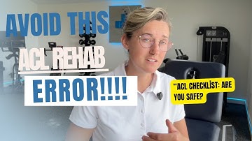 The #1 ACL Rehab Mistake You Don’t Realise (Until It’s Too Late)