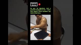 The RAREST Signature Ever! | In Japan, Sumo wrestlers don't sign autographs with a pen