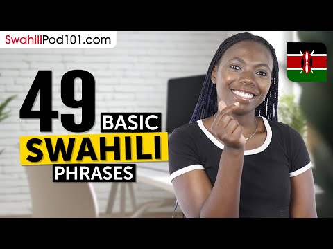 48 Basic Swahili Phrases for ALL Situations to Start as a Beginner