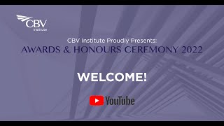 CBV Institute Awards & Honours Ceremony 2022