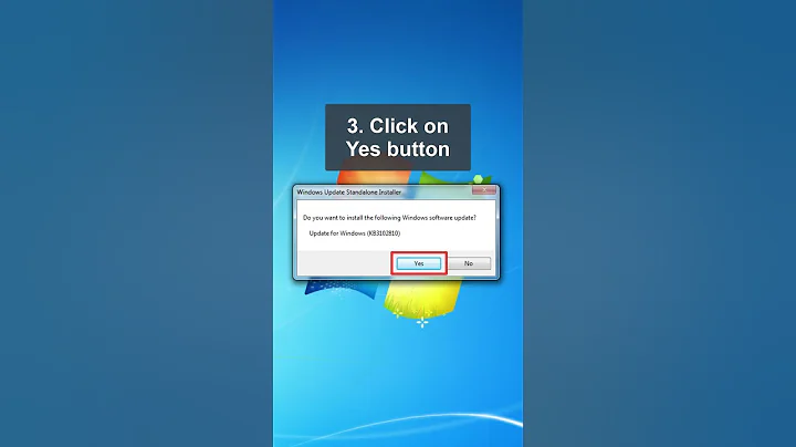 Code 80072EFE | Unable to Update Windows 7 #shorts