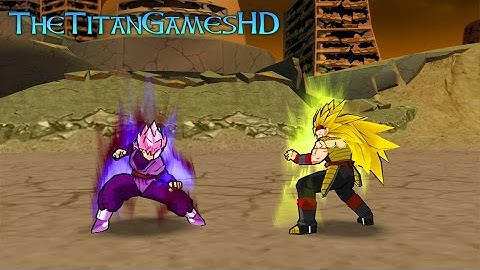 Dragon Ball Z Shin Budokai 2 Mods - Black Goku Ssj Rose Vs Bardock Xeno Ssj3