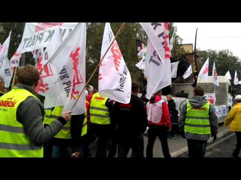 Manifestacja górników Ruda Śląska 13.10.2015