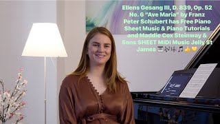Ave Maria - Schubert (Female Vocal Sale Music) | [Free Piano Sheet Music]