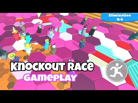 Knockout Race Gameplay | Fall Guys Mobile