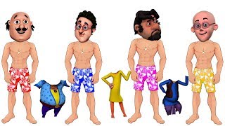 wrong shirt motu patlu ghasitaram john the don finger family song learn colors for kids