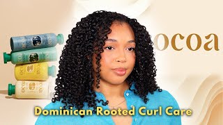 Styling My Curls With Ocoa For The First Time Full Routine Review