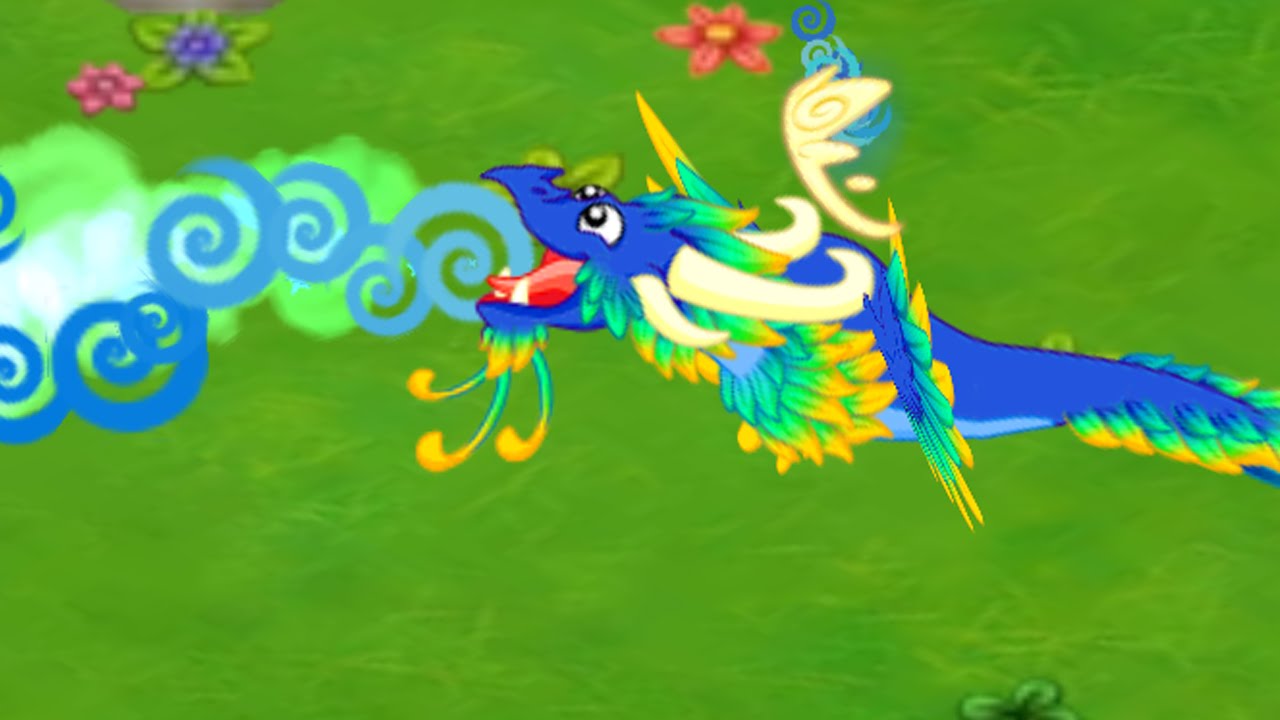 DragonVale: Elder AIR Dragon Lookie Review - YouTube.