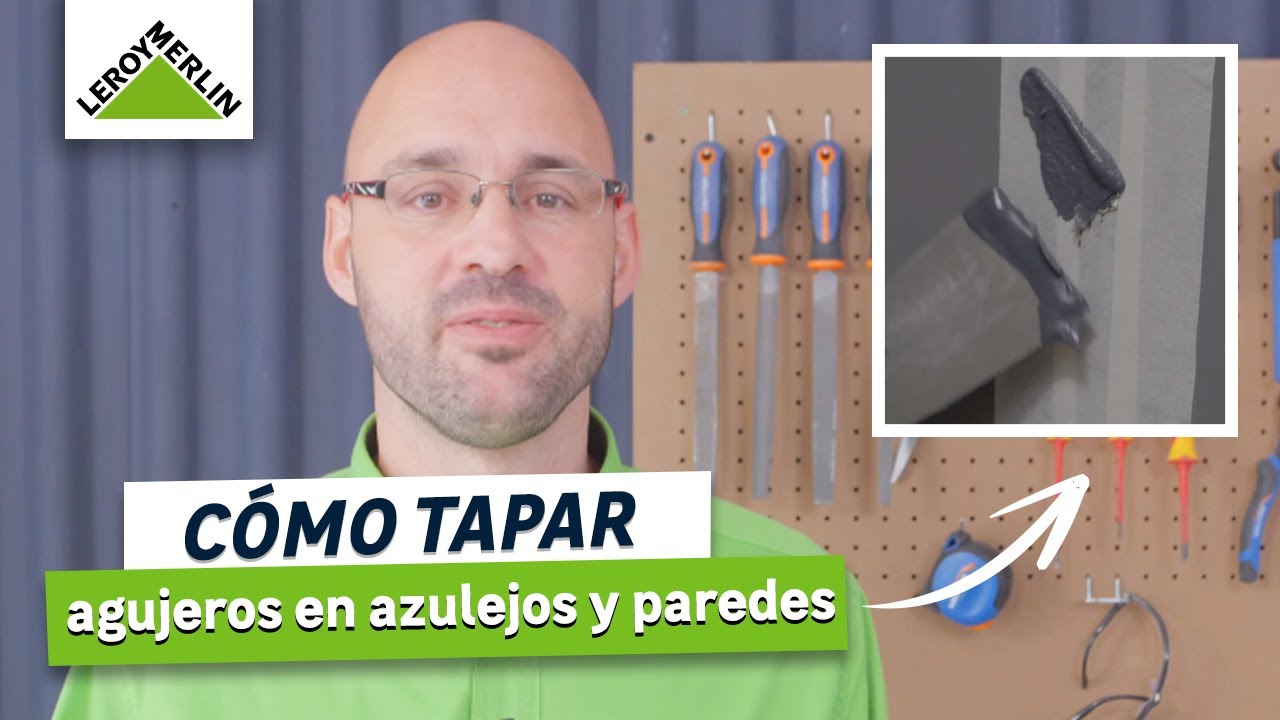 Cómo tapar agujeros en azulejos y paredes