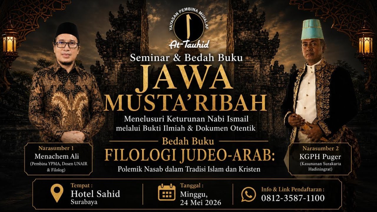 Sesi 1 - Seminar & Bedah Buku Filologi Judeo-Arab