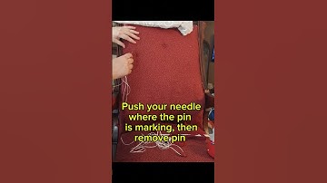 How to tuft upholstery buttons on furniture #furniture #upholstery #tufting #tufts