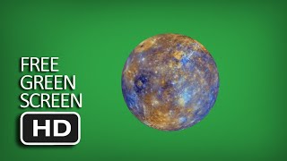 Free Green Screen - Spinning Mercury