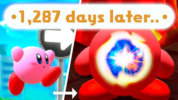 I played Kirby and the Forgotten Land, but the WHOLE thing..