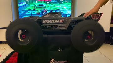 Arrmakraton8s EXB running #leopard 1050kv 58113 max5 esc