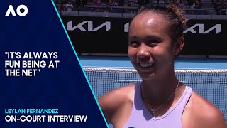 Leylah Fernandez On-Court Interview | Australian Open 2024 First Round