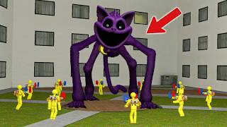 I Found CATNAP Was Surrounded PLAYER, But Something Went Wrong,She Attacked The PLAYER | Garry's Mod