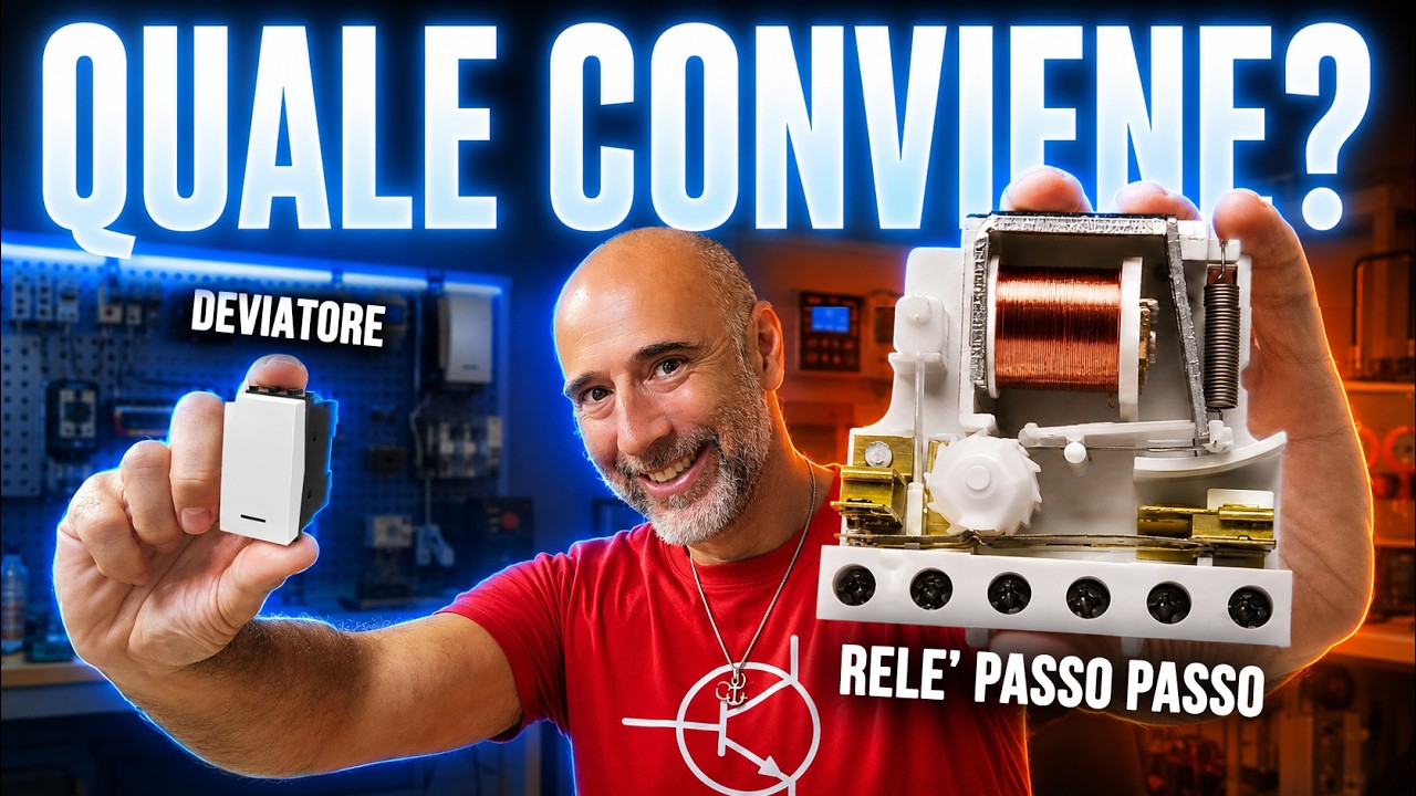 NON FARE L’IMPIANTO ELETTRICO prima di aver visto questo video! deviatore o relè passo passo?