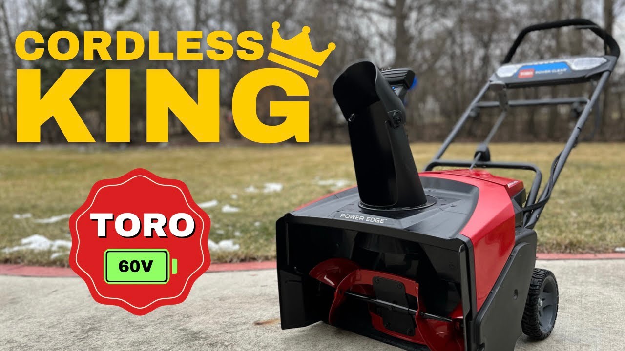 Toro 60v Battery Snowblower Cordless 21” Power Clear Snow Thrower